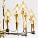 Loft Industry Modern - Water Lily Chandelier